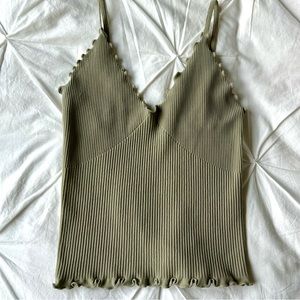 Free People Intimately Easy to Love Cami Sage